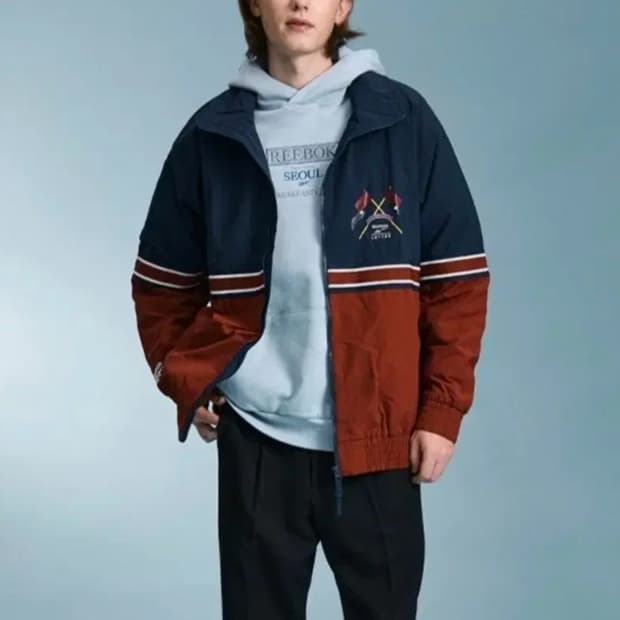 [100]리복X로맨틱크라운 클래식 바람막이