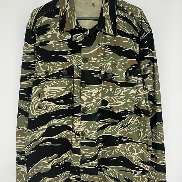 타이거 스트라이프 셔츠 US-M