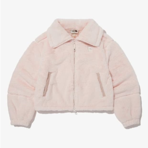 노스페이스 퍼피 플리스 자켓 RDS다운 크롭후리스 NJ4FP80N