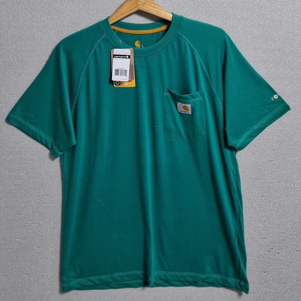 새상품) L (100) 칼하트 그린 포켓 반팔티