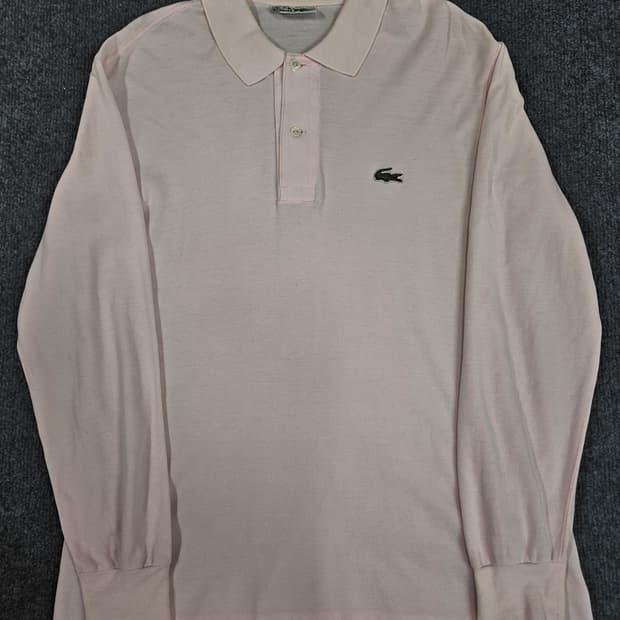 라코스테 올드스쿨 연핑크 긴팔 카라티 급처