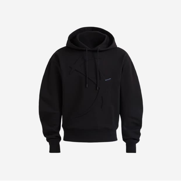 뮈글러 h&m 스타 모티프 후드