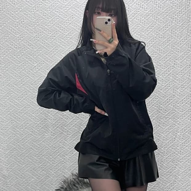 나이키 올드스쿨 구형 풋볼 배색 바람막이 자켓 M C10172