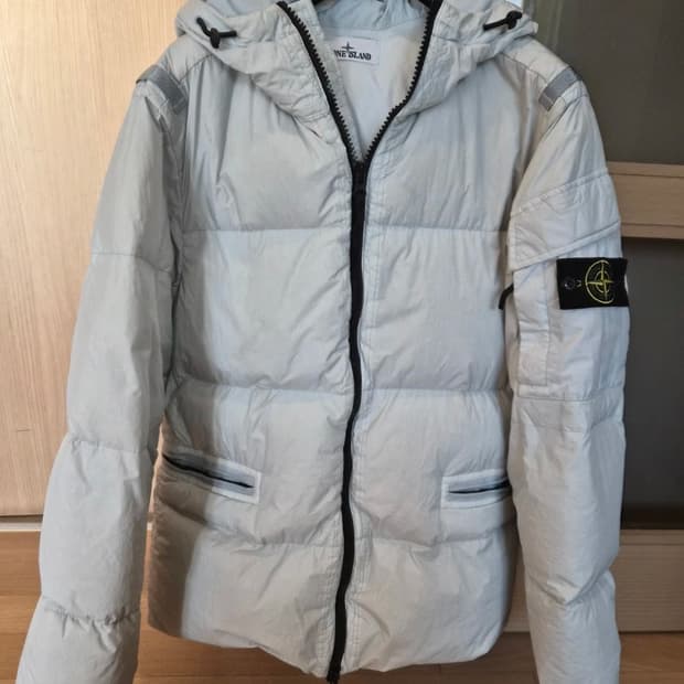 스톤아일랜드 크링클랩스 패딩