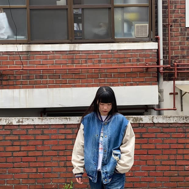 Yukontrail 유콘트레일 데님 바시티 자켓