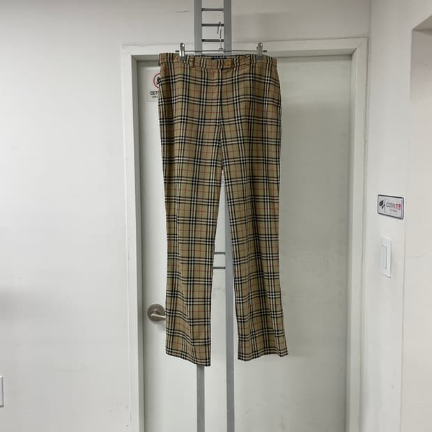 버버리 노바 베이지 팬츠 12(W)