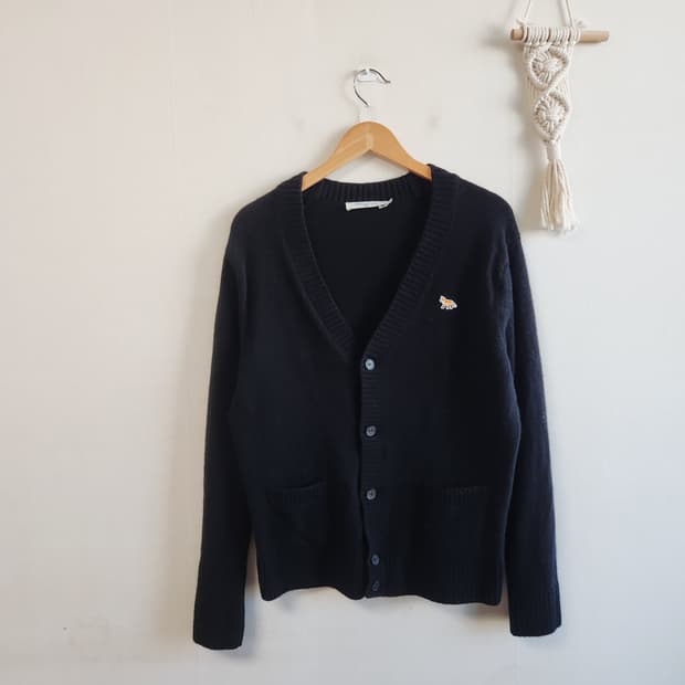 메종키츠네 램스울 가디건 XL (100 정도)