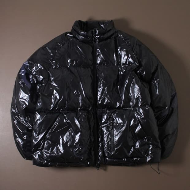Matin Kim 마땡킴 유광 블랙 구스다운 패딩 