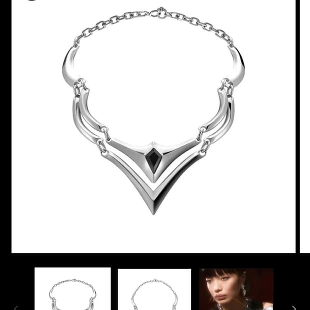 black headstudio necklace