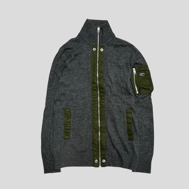 DIESEL ma-1 flight cardigan