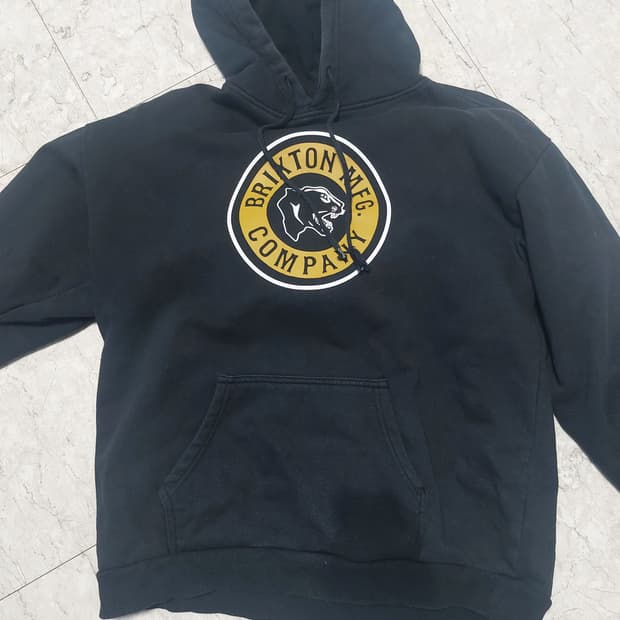 브릭스턴 로고 빈티지 후드티 M