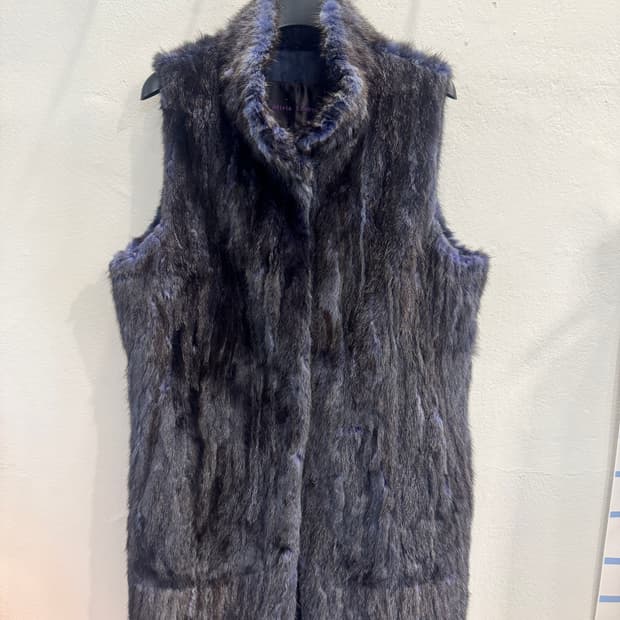 vintage 밍크 퍼베스트