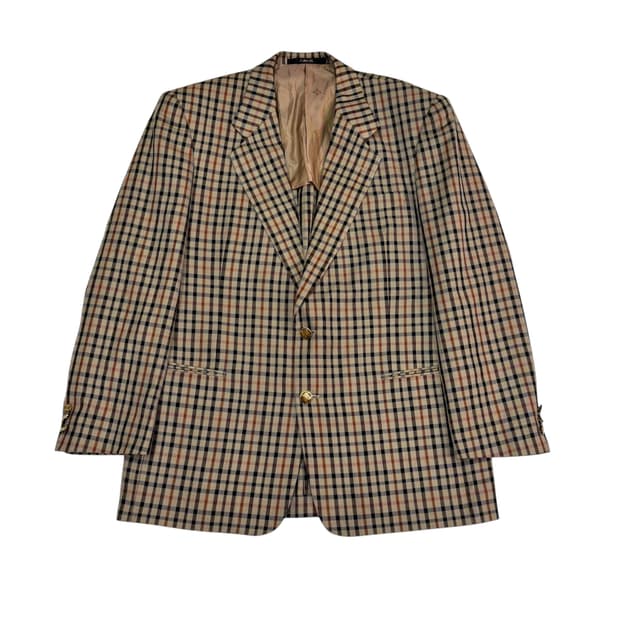 닥스 체크 투버튼 블레이저