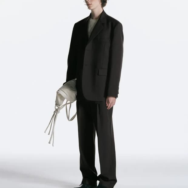 [S]인사일런스 울 셋업 그레이 브라운