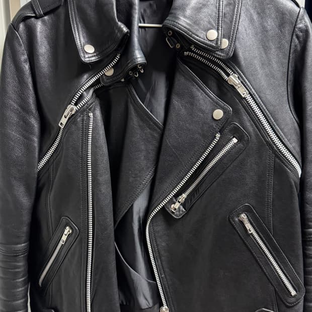 효지 양가죽자켓