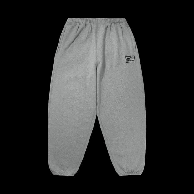 [XL]나이키 스투시 nrg 플리스 팬츠 다크그레이 헤더