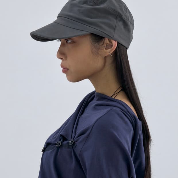 웰빙 익스프레스 cotton combat cap charcoal