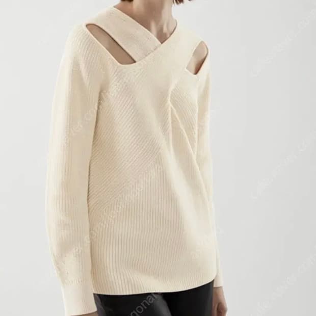 Cos 드레이프 꼬임 니트 m