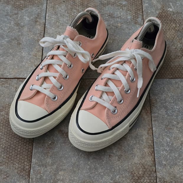 (245)컨버스 척 70 빈티지 캔버스 로우 체리코랄 