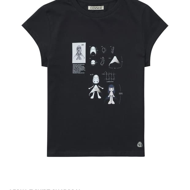 [코이세이오] LEGNA T-SHIRT CHARCOAL