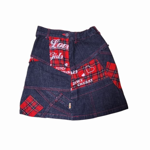 펑크키치갸루y2k 타탄 치마 스커트