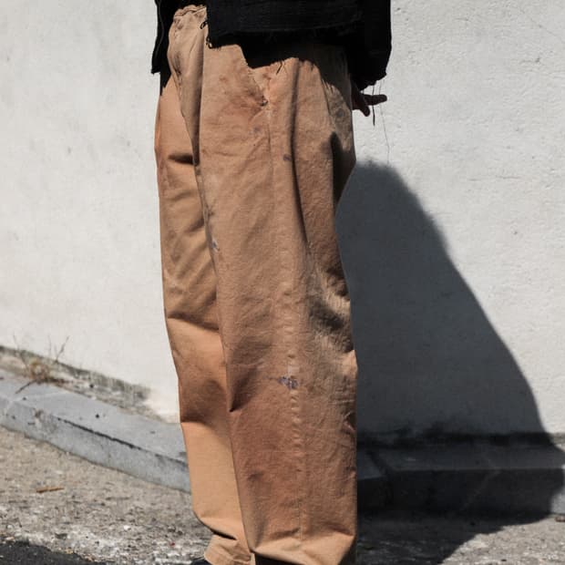 안셀름 원턱 에이징 치노 브라운 2사이즈