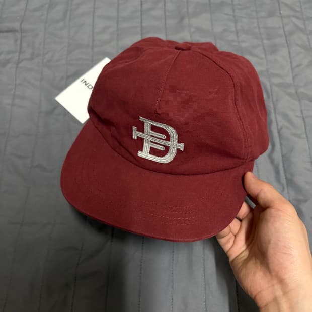 인더스트 VTG 워시드 볼캡 (레드와인)