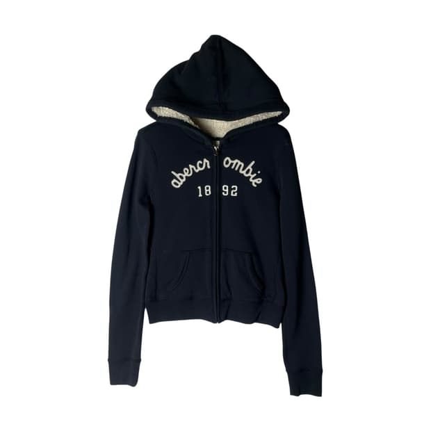 [A&F] 아베크롬비 로고레터링 후드집업