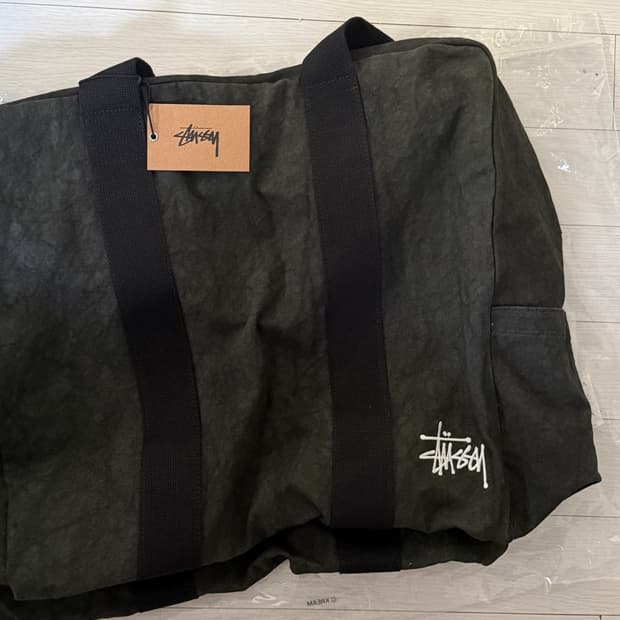 스투시 캔버스 플라이트 백 가방