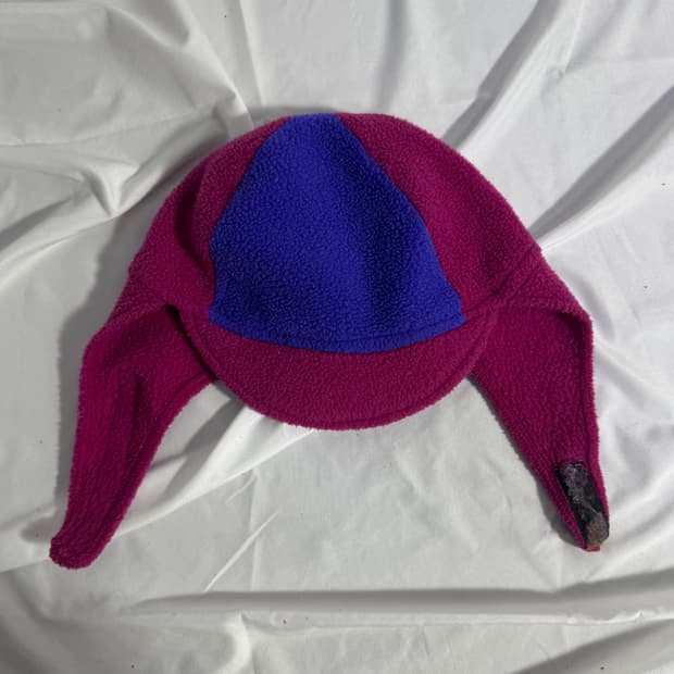 80s usa 엘엘빈 플리스 이어플랩 캡