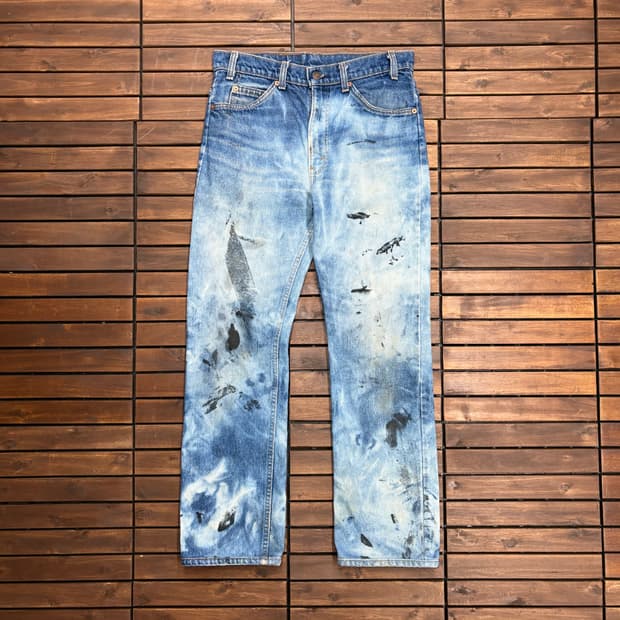 (32) 90s 리바이스 517 워싱 데님 팬츠 made in USA