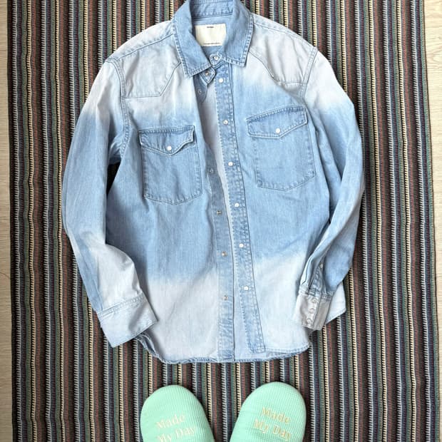 포터리 데님 셔츠