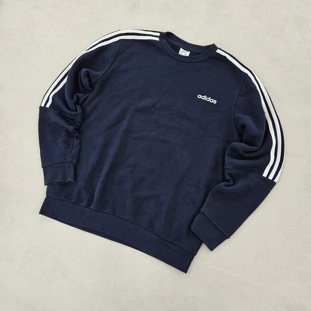 [2XL] 아디다스 에센셜 3S 맨투맨 0121Y1