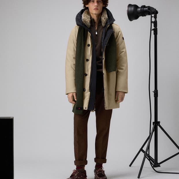 PEUTEREY 페트레이 KASA 다운 퍼 패딩코트L/차콜그레이