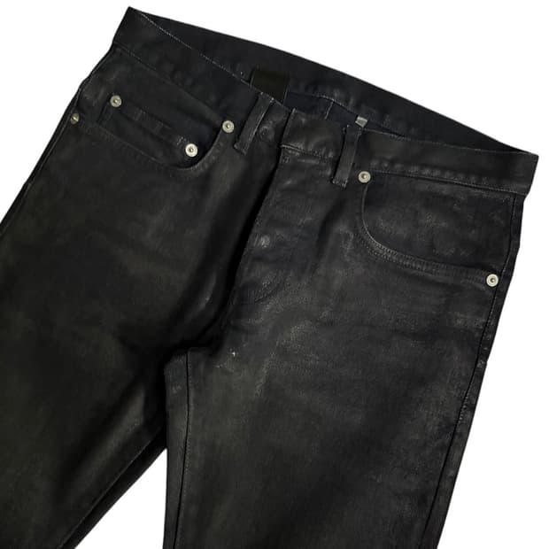 Dior homme mud waxed denim