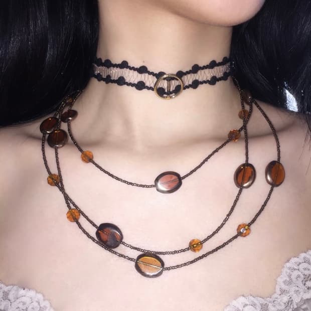 Handmade 페어리 앤틱 오리엔탈 necklace