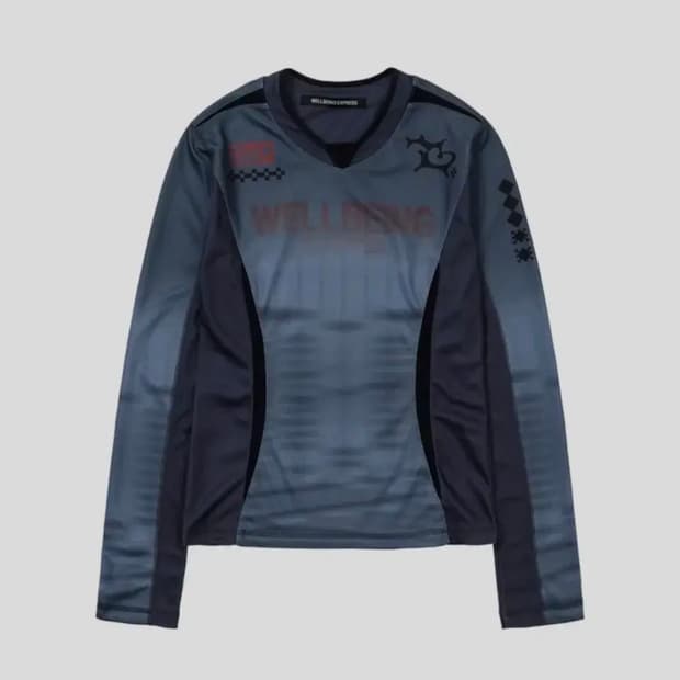 웰빙익스프레스 스포츠 져지 탑 s 긴팔티