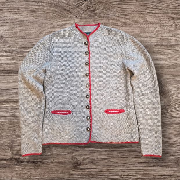 티롤 오스트리아 울 가디건