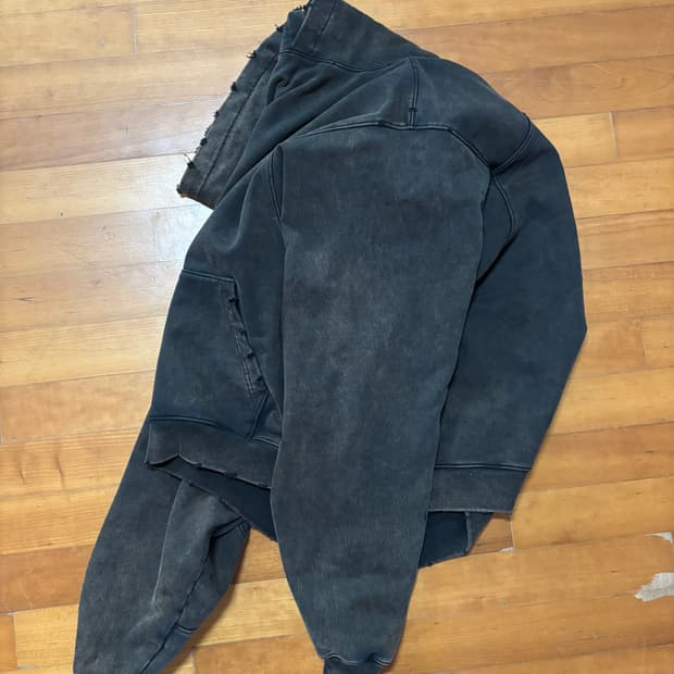 denage oversized washing hooodie 2 size