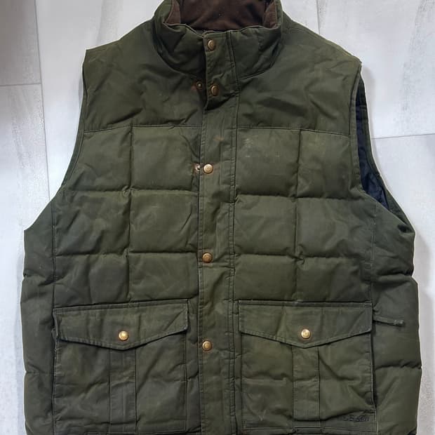 [L.L.bean] 엘엘빈 왁스 퀼팅 다운 베스트