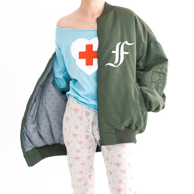 샵페어리 봄버 자켓 카키  