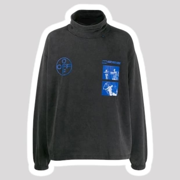 정품 오프화이트 19FW 스웻맨투맨