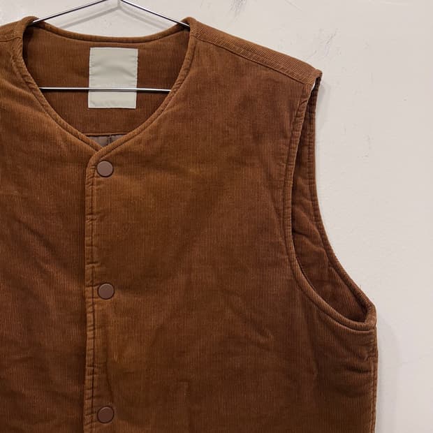 마인드브리지 이너퀼팅 코듀로이 버튼 베스트