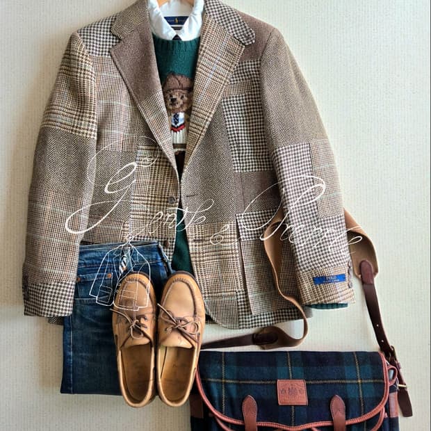 폴로 랄프로렌 RL67 패치워크 자켓