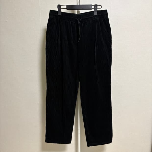 프릭스스토어 밴딩 코듀로이 이지 팬츠 / 블랙, M(30~34)