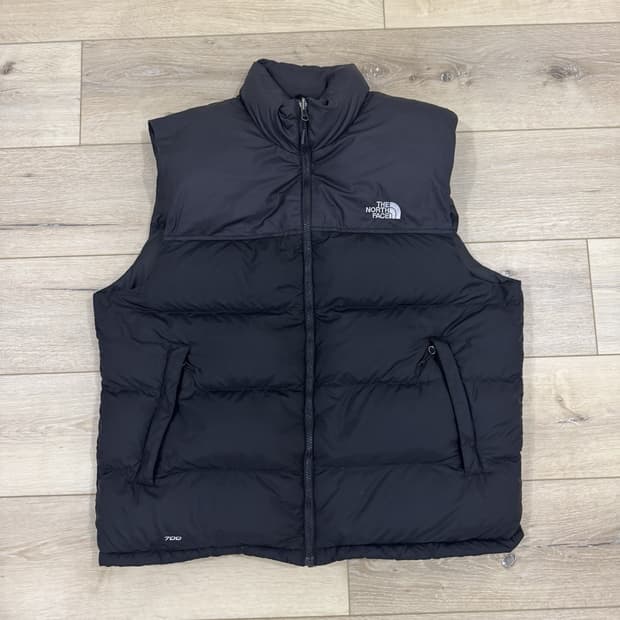 노스페이스 패딩 조끼 700 블랙 XL