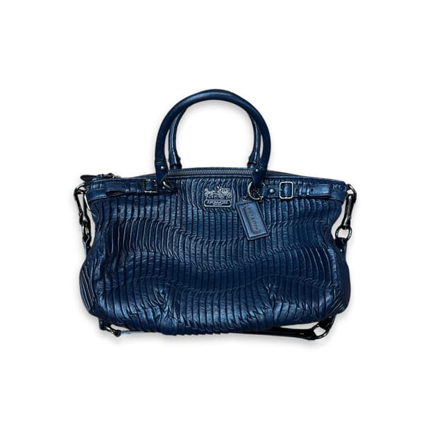 코치 셔링 레더 토트백