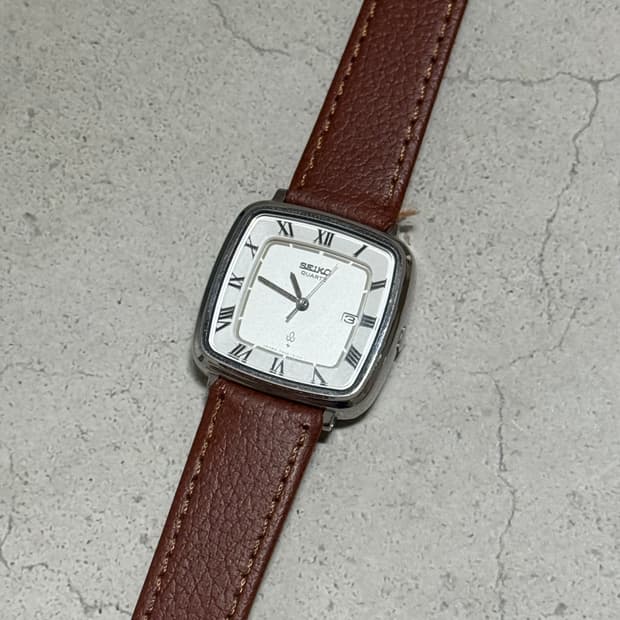 80s 빈티지 세이코 쿼츠 희귀