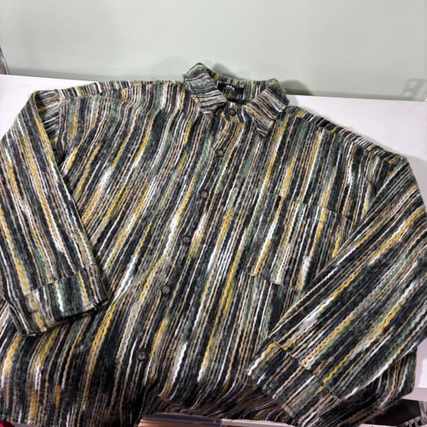 OS 빈티지 VTG 루즈오버핏 멀티컬러 니트셔츠