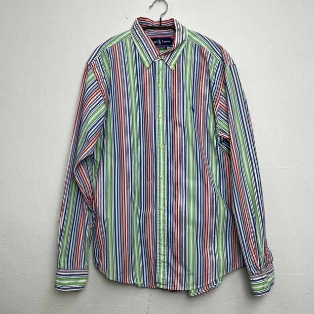 폴로 랄프 로렌  멀티컬러 스트라이프 셔츠 42-84